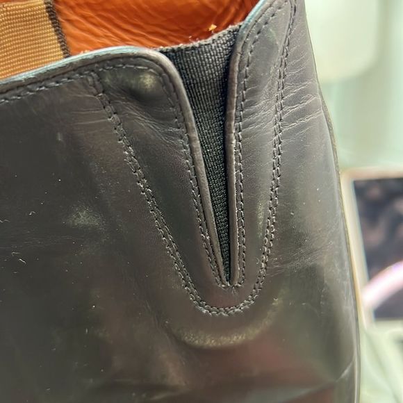 Ariat Black Leather Pull on riding Boots. Size 7 style 77501.  Genuine leather. - Picture 14 of 16